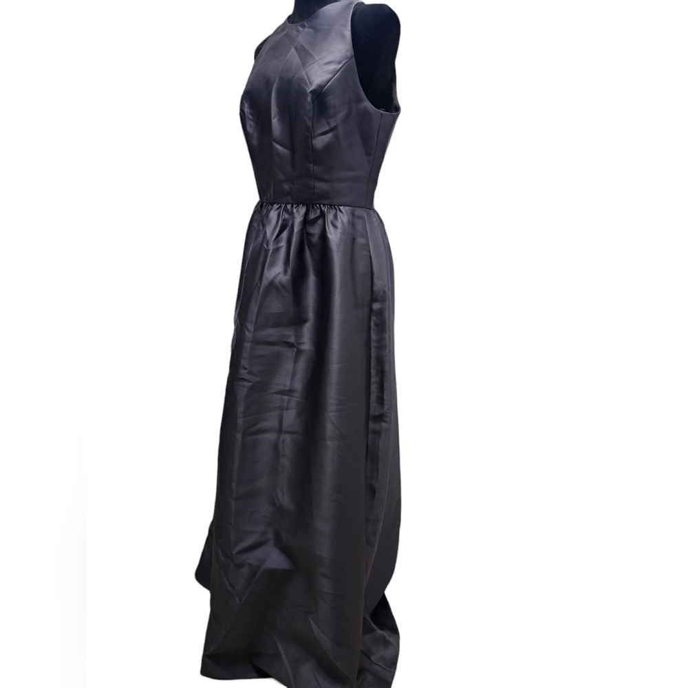 Alfred Sung Keyhole Back Satin Maxi Dress Sample 10 - Picture 3 of 10